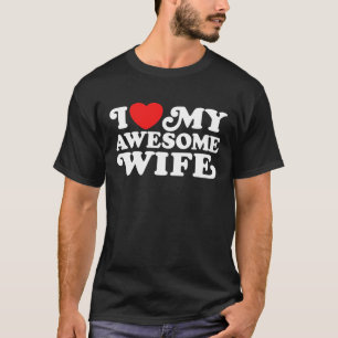 私は妻を愛素晴らしす Tシャツ