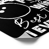 私は妻得のための新しいボーリングバイル – Mens Bowlin ポスター (角)