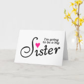 私は姉になる カード (黄色い花)