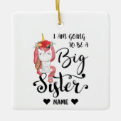 私は姉になる セラミックオーナメント (正面)