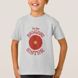 私は姉のダリアの花のTシャツです Tシャツ