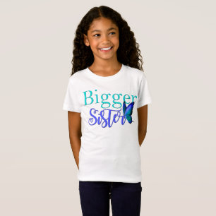 私は姉のワイシャツの青緑の蝶です Tシャツ