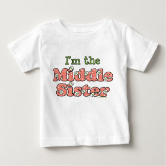 私は姉のTシャツだカスタマイズ- ベビーTシャツ