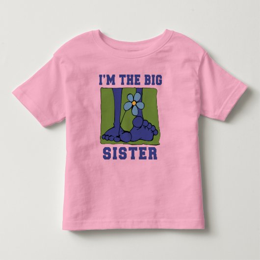 私は姉のTシャツでとても可愛い トドラーTシャツ (正面)