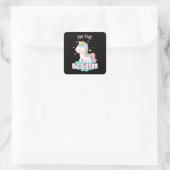 私は姉ユニコーン兄弟姉妹姉妹 スクエアシール (バッグ)