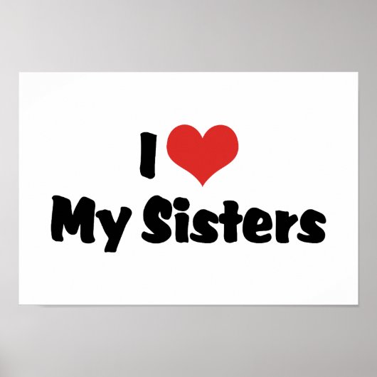 私は姉妹を愛している ポスター (正面)