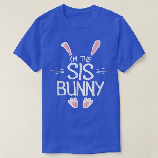 私は姉妹バニーの女の子かわいいマッチング家族eas tシャツ (デザイン正面)