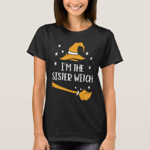 私は姉妹魔女ハロウィンマッチンググループCos Tシャツ