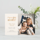 私は姉（ニュートラル）の写真誕生 案内状 (スタンド正面)