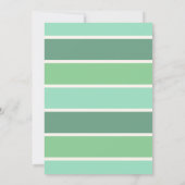 私は姉（緑）フラットアナウンスメントカード 案内状 (裏面)