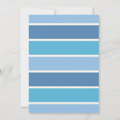 私は姉（青）フラットアナウンスメントカード 案内状 (裏面)