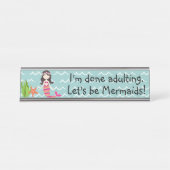 私は姦淫した。人魚になろう！ネームプレート デスクネームプレート (正面)