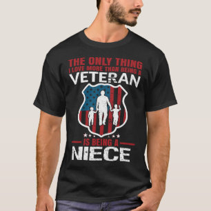 私は姪というより退役軍人が好きだ Tシャツ