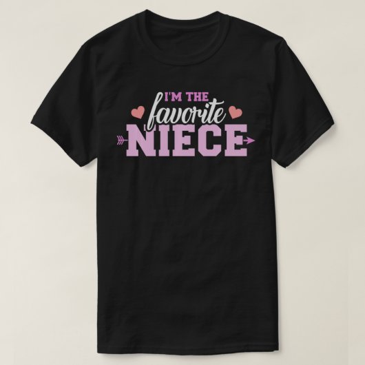 私は姪のスウェッお気に入りのトシャツだ Tシャツ (デザイン正面)