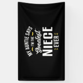 私は姪もっとも偉大の恋人 横断幕 (縦)