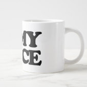 私は姪を愛している ジャンボコーヒーマグカップ (右)
