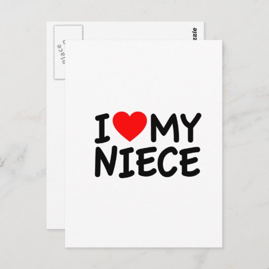 私は姪を愛している ポストカード (正面/裏面)