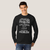 私は姿勢問題ことわざを持っていない Tシャツ (正面フル)