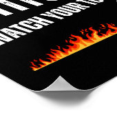 私は姿勢転がで – あなたの足の指を見なさい！ ポスター (角)