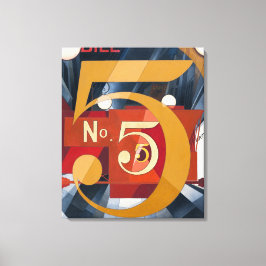 私は姿5を金ゴールドで見た | Charles Demuth | キャンバスプリント