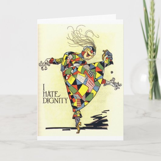 私は威厳カードを憎みます カード (正面)