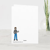 私は娘からのブーパパが大好き カード (裏面)