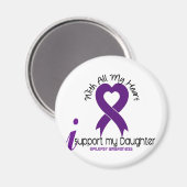 私は娘てんかんを支えている マグネット (正面/裏面)