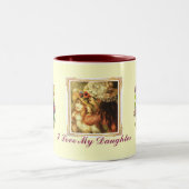 私は娘のマグカップが大好き ツートーンマグカップ (中央)