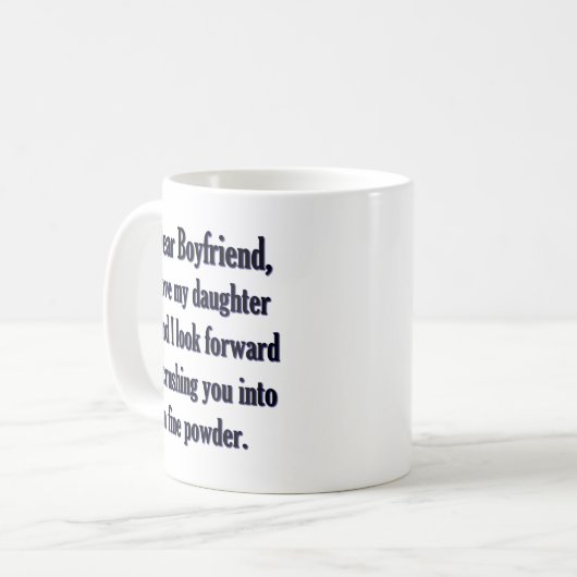 私は娘を愛している コーヒーマグカップ (正面左)