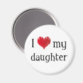 私は娘を愛している マグネット (正面/裏面)