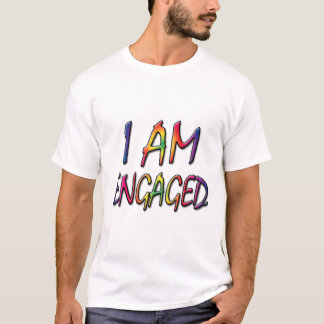 私は婚約した Tシャツ