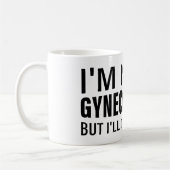 私は婦人科のミームおもしろいことわざ コーヒーマグカップ (左)