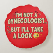 私は婦人科医ではないが、見てみよう ラウンドクッション (裏面)