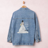 私は嫁保では落ち着けない デニムジャケット (ハンガー)