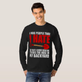 私は嫌いな人を抱き締める Tシャツ (正面フル)