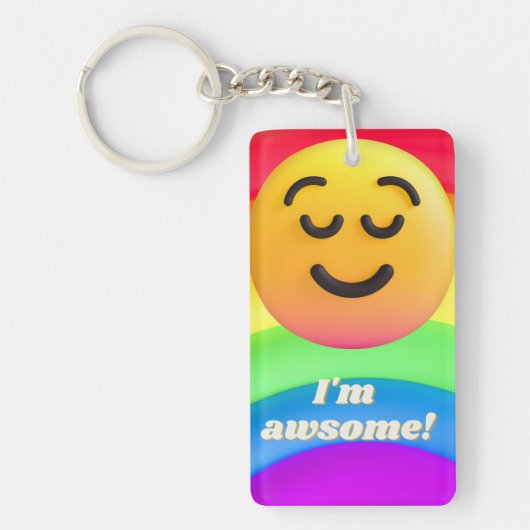 私は嫌だ キーホルダー (正面)