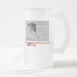 私は嬉しいスプリンガー力を写真とカスタマイズもらいます フロストグラスビールジョッキ