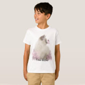 私は子ネコのTシャツを愛します Tシャツ (正面フル)