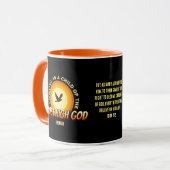 私は子供として最も高い神のヴィンテージ夕日 マグカップ (正面左)