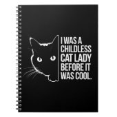 私は子供のいない猫の女性だっクールた ノートブック (正面)