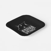 私は子供のいない猫の女性だっクールた ペーパープレート (傾斜あり)