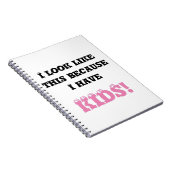 私は子供のおもしろい文字 ノートブック (右側)