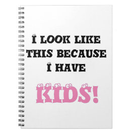 私は子供のおもしろい文字 ノートブック