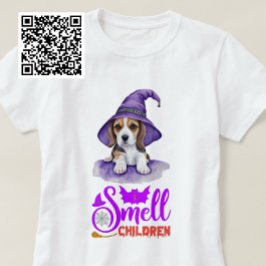 私は子供のビーグル魔女の匂い Tシャツ