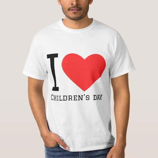 私は子供の日が大好きだ Tシャツ (正面)