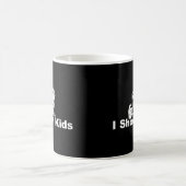 私は子供の黒を撃ちます コーヒーマグカップ (中央)
