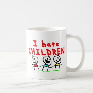 私は子供を憎みます! コーヒーマグカップ