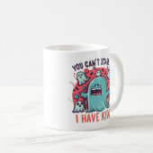 私は子供を持っている私を怖がらせることはできない，ハロウィン不気味 コーヒーマグカップ (正面右)