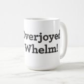 私は子供を連れてとても嬉しい！ コーヒーマグカップ (正面右)