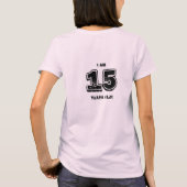 私は子供メニューがほしいと思いません Tシャツ (裏面)